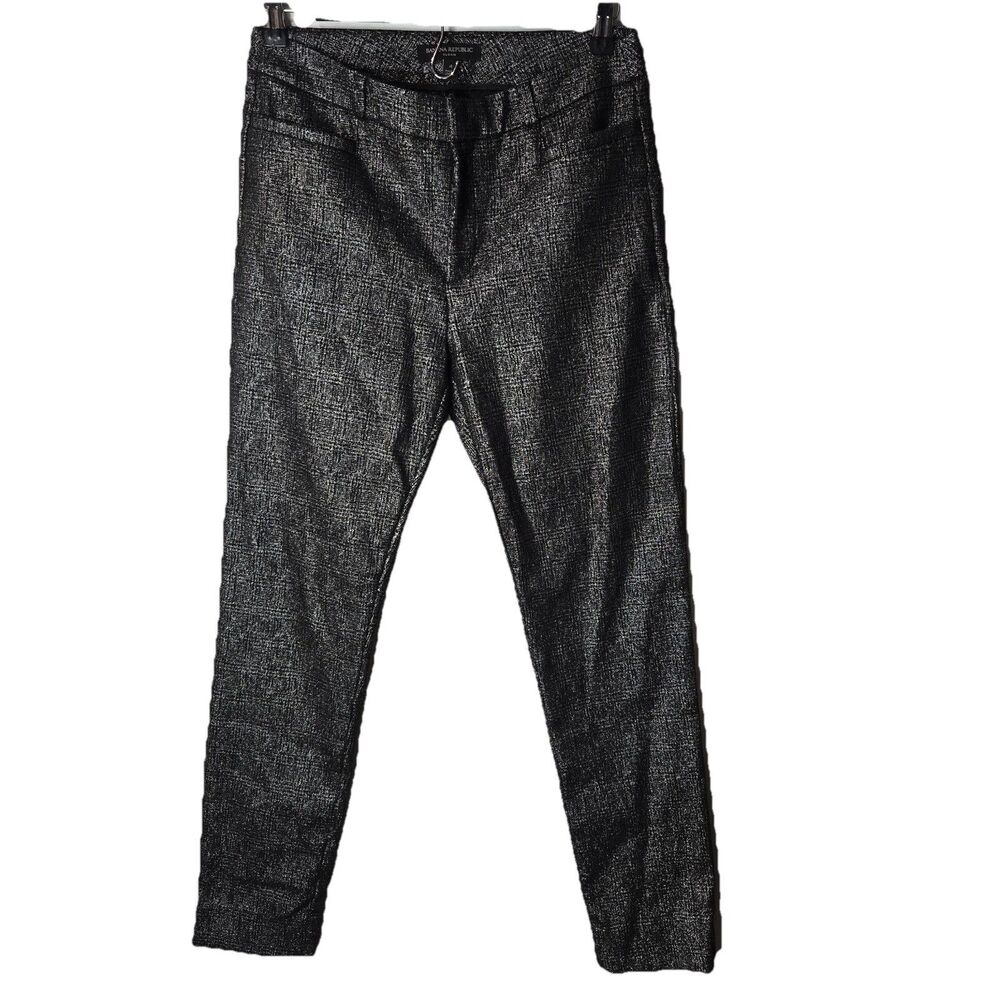 Banana Republic Sloan Metallic Ankle Pant 4